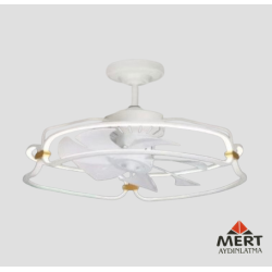 Çift Katlı Tavan Vantilatörü - Beyaz
